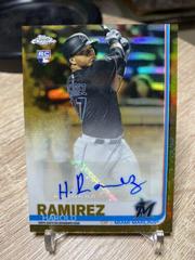 Harold Ramirez [Gold Refractor] Baseball Cards 2019 Topps Chrome Autographs Prices