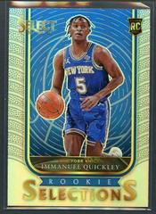 Immanuel Quickley #22 Basketball Cards 2020 Panini Select Rookie Selections Prices