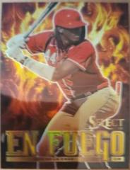 Elly De La Cruz [Gold] Baseball Cards 2023 Panini Select En Fuego Prices