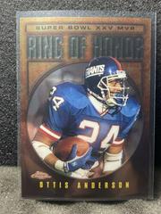 Ottis Anderson Football Cards 2002 Topps Chrome Ring of Honor Prices