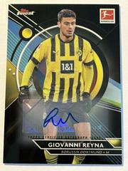 Giovanni Reyna [Black] Soccer Cards 2022 Topps Finest Bundesliga Autographs Prices