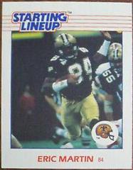 Eric Martin Football Cards 1988 Kenner Starting Lineup Prices