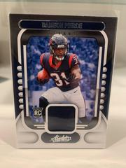 Dameon Pierce Football Cards 2022 Panini Absolute Rookie Materials Prices