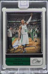 Ray Allen [Purple] #TM-RAL Basketball Cards 2021 Panini One and One Timeless Moments Autographs Prices