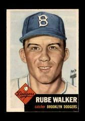 Rube Walker Baseball Cards 1953 Topps Prices