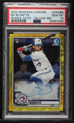 Bo Bichette [Yellow Refractor] Baseball Cards 2020 Bowman Chrome Rookie Autographs Prices
