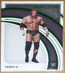 Triple H [Green] Wrestling Cards 2022 Panini Immaculate WWE Prices