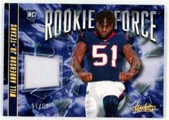 Will Anderson Jr. [Gold] #RF-28 Football Cards 2023 Panini Absolute Rookie Force Prices