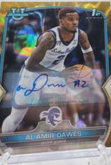 Al Amir Dawes [Autograph Gold] #63 Basketball Cards 2022 Bowman Chrome University Prices