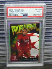 Virgil van Dijk Soccer Cards 2019 Finest UEFA Champions League Prized Footballers Prices