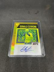 Donald Cerrone [Gold] #FA-DCR Ufc Cards 2021 Panini Chronicles UFC Flux Auto Prices