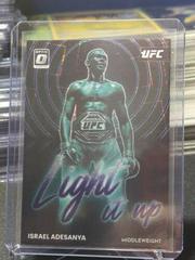 Israel Adesanya [Purple Velocity] #17 Ufc Cards 2023 Panini Donruss Optic UFC Light It Up Prices