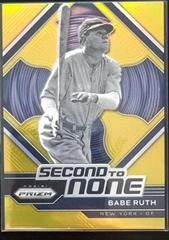 Babe Ruth [Gold] Baseball Cards 2023 Panini Prizm Second to None Prices