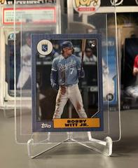 Bobby Witt Jr. [Blue] #78B-46 Baseball Cards 2022 Topps Mini 1987 Prices