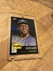 OZZIE Albies [Black] #CPA-OA Baseball Cards 2022 Topps Chrome Platinum Anniversary Autographs Prices