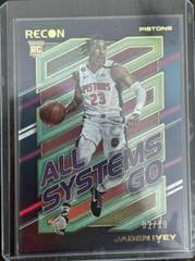 Jaden Ivey [Gold] #16 Basketball Cards 2022 Panini Recon All Systems Go Prices