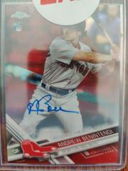 Andrew Benintendi [Red Refractor] #RA-ABE Baseball Cards 2017 Topps Chrome Rookie Autographs Prices