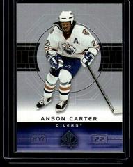 Anson Carter Hockey Cards 2002 SP Authentic Prices