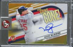Mark McGwire [Gold] Baseball Cards 2023 Topps Pristine Going Gone Autographs Prices