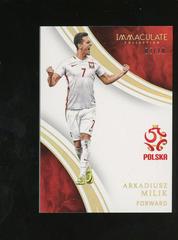Arkadiusz Milik [Gold] #38 Soccer Cards 2017 Panini Immaculate Prices