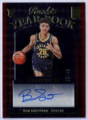 Ben Sheppard [Red] #8 Basketball Cards 2023 Donruss Elite Rookie Yearbook Autograph Prices