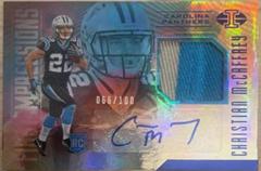 Christian McCaffrey [Jersey Autograph Blue] Football Cards 2017 Panini Illusions Prices