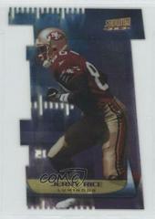 Jerry Rice [Luminous] #T3C Football Cards 1999 Stadium Club 3x3 Prices