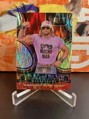 Macho Man Randy Savage [Flash Prizm] #6 Wrestling Cards 2022 Panini Select WWE Hall of Fame Selections Prices