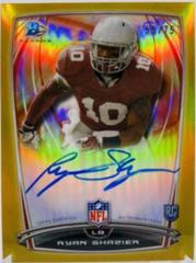 Ryan Shazier [Gold Refractor] Football Cards 2014 Bowman Chrome Rookie Autograph Prices