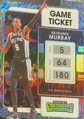 Dejounte Murray [Anniversary] Basketball Cards 2021 Panini Contenders Prices