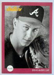 Steve Avery #141 Baseball Cards 1991 Studio Prices