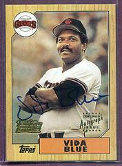 Vida Blue Baseball Cards 2001 Topps Team Legends Autograph Prices