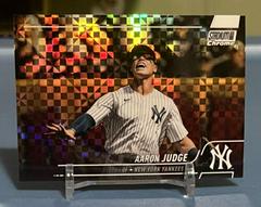 Aaron Judge [Xfractor] #161 Baseball Cards 2022 Stadium Club Chrome Prices