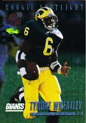 Tyrone Wheatley #RS5 Football Cards 1995 Classic NFL Rookies Spotlight Prices