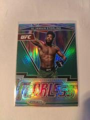 Aljamain Sterling [Green] #12 Ufc Cards 2022 Panini Prizm UFC Fearless Prices