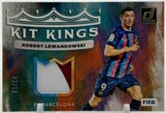Robert Lewandowski [Gold] Soccer Cards 2022 Panini Donruss Kit Kings Prices