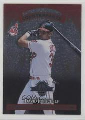 David Justice, Reggie Sanders #154 Baseball Cards 1997 Panini Donruss Limited Prices