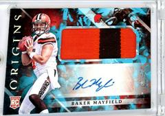 Baker Mayfield [Jumbo Patch Autograph Turquoise] #105 Football Cards 2018 Panini Origins Prices