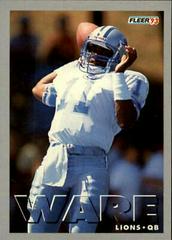 Andre Ware #173 Football Cards 1993 Fleer Prices