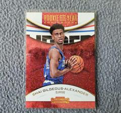 Shai Gilgeous Alexander #11 Basketball Cards 2018 Panini Contenders Rookie of the Year Contenders Prices