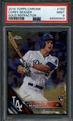 Corey Seager [Gold Refractor] Baseball Cards 2016 Topps Chrome Prices