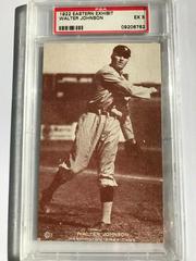 Walter Johnson Baseball Cards 1922 Eastern Exhibit Prices
