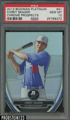 Corey Seager Baseball Cards 2013 Bowman Platinum Chrome Prospects Prices