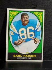 Earl Faison #75 Football Cards 1967 Topps Prices