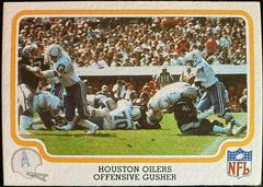 Houston Oilers [Offensive Gusher] #21 Football Cards 1979 Fleer Team Action Prices