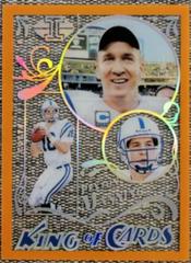 Peyton Manning [Orange] #KC-11 Football Cards 2022 Panini Illusions King Of Prices