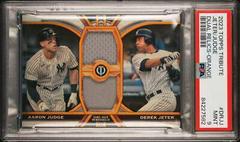 Aaron Judge [Orange] #DR-AJ Baseball Cards 2023 Topps Tribute Dual Relics Prices