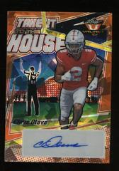 Chris Olave [Crystal Orange ] Football Cards 2022 Leaf Valiant Autographs Take it to the House Prices