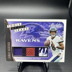 Lamar Jackson Football Cards 2019 Panini Absolute Tools of the Trade Triple Prices