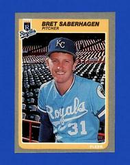 Bret Saberhagen #212 Baseball Cards 1985 Fleer Prices